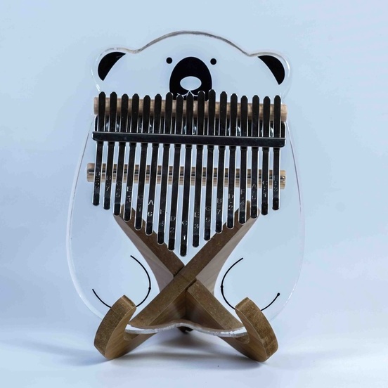 Đàn Kalimba Acrylic 17 Phím Chính Hãng Hope Music Gấu Bắc Cực - Full Phụ Kiện