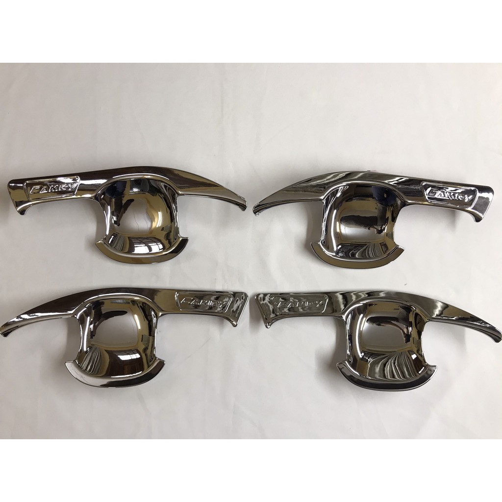 Ốp tay nắm, hõm cửa xe Toyota Camry 2019 - 2021 mạ crom cao cấp