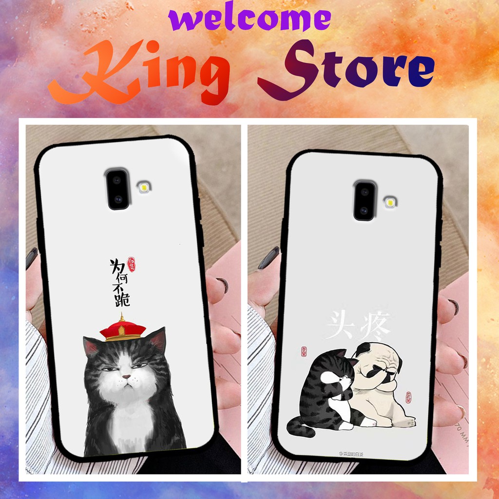 Ốp lưng Samsung J4-2018/J4 Plus/J4 CORE/J4 Prime in hình Mèo béo siêu đẹp_KINGSTORE.HN_Ốp SS J4/J4Plus/J4CORE/J4Prime