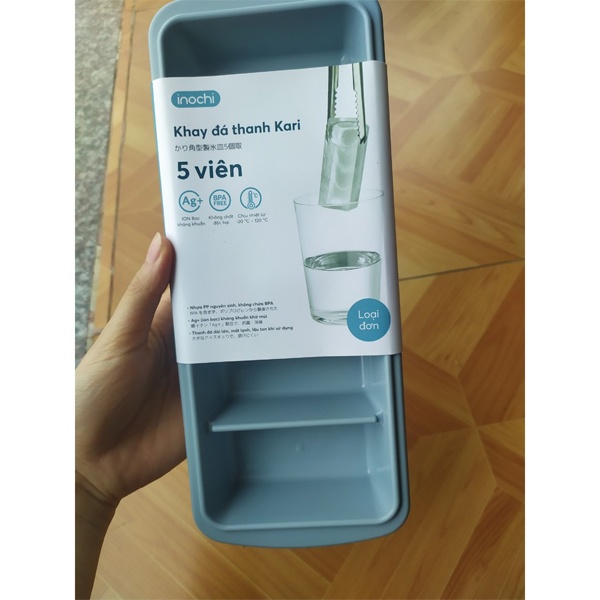 Khay Làm Đá Kari INOCHI Dạng 5 Viên Không Nắp
