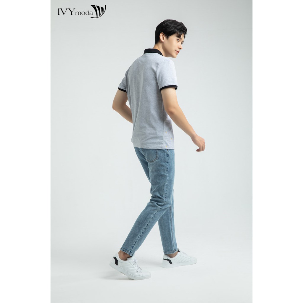 Quần bò nam dáng Slim fit IVY moda MS 25E2534