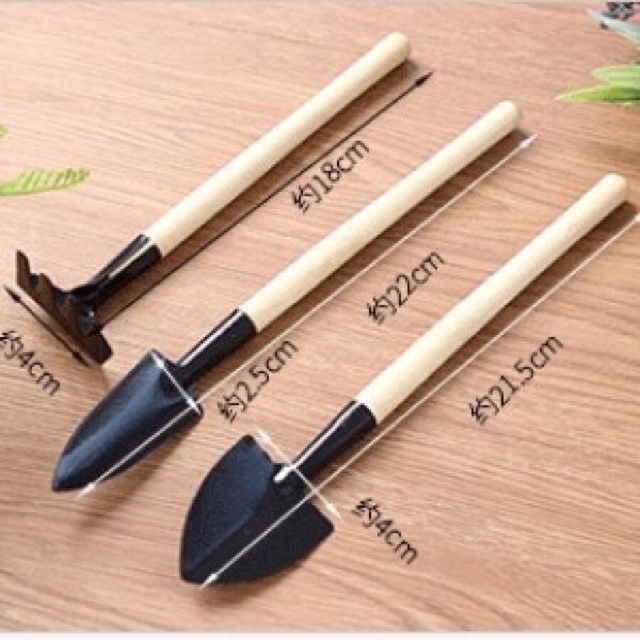 Bộ dụng cụ làm vườn 3 món cầm tay