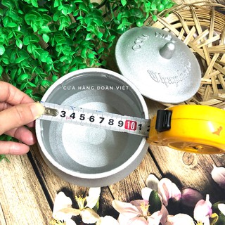 Nồi Cơm Niêu- Gang Dày Nhiều Size (Tặng Kèm Rế Nồi Tre)