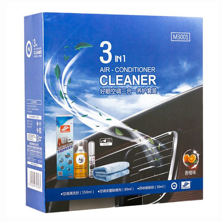 Full set khử mùi Nano điều hòa, nội thất, nước hoa