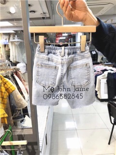 Quần sóc bò bé trai