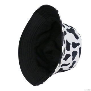 nón bucket bò sữa phong cách