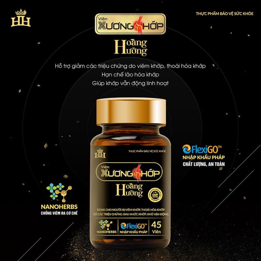 1 Lọ Viên Xương Khớp Hoàng Hường Hỗ Trợ Giảm Các Triệu Chứng Gây Đau Nhức Xương Khớp