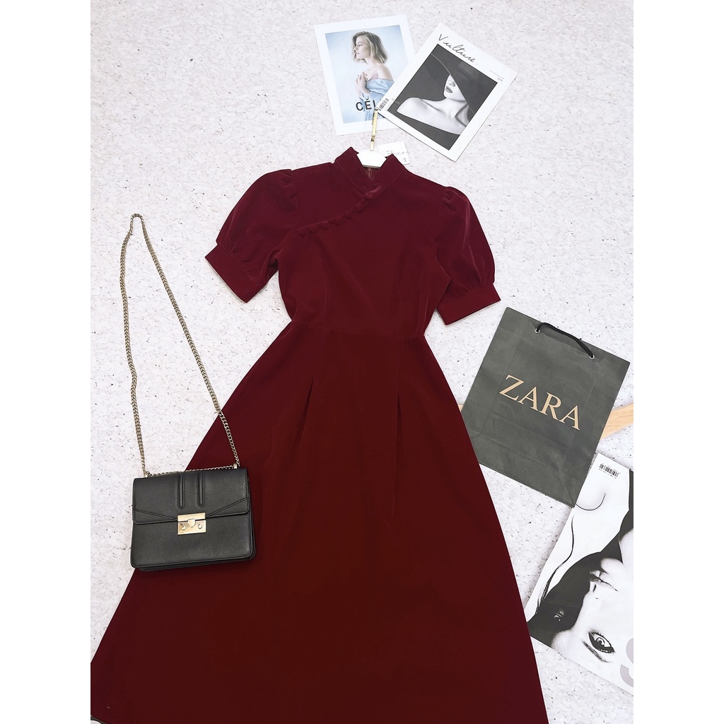 ☘️VÁY ĐỎ CÚC BỌC - LỘC TÀI TÂN XUÂN 🌷( Zamy Store) | BigBuy360 - bigbuy360.vn