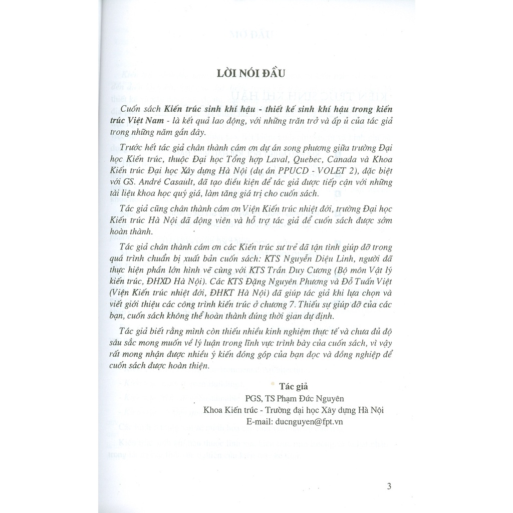 Sách-Kiến Trúc Sinh Khí Hậu - Thiết Kế Sinh Khí Hậu Trong Kiến Trúc Việt Nam