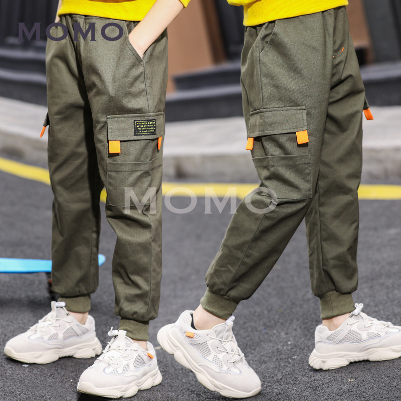Quần Cotton Trơn Màu Xinh Xắn Dành Cho Bé Trai 3-14 Tuổi