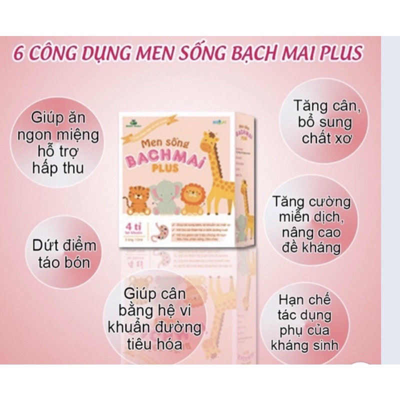 Men Sống Bạch Mai Plus 150ml [15 ống x 10ml] mẫu mới nhất [Date 2025]