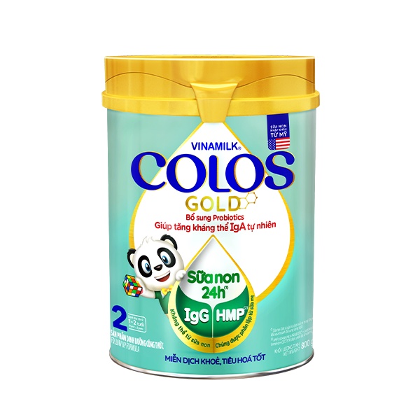 Sữa Non Vinamilk Colos Gold bổ sung sữa non 24h số 1 - 2 - 3 800G