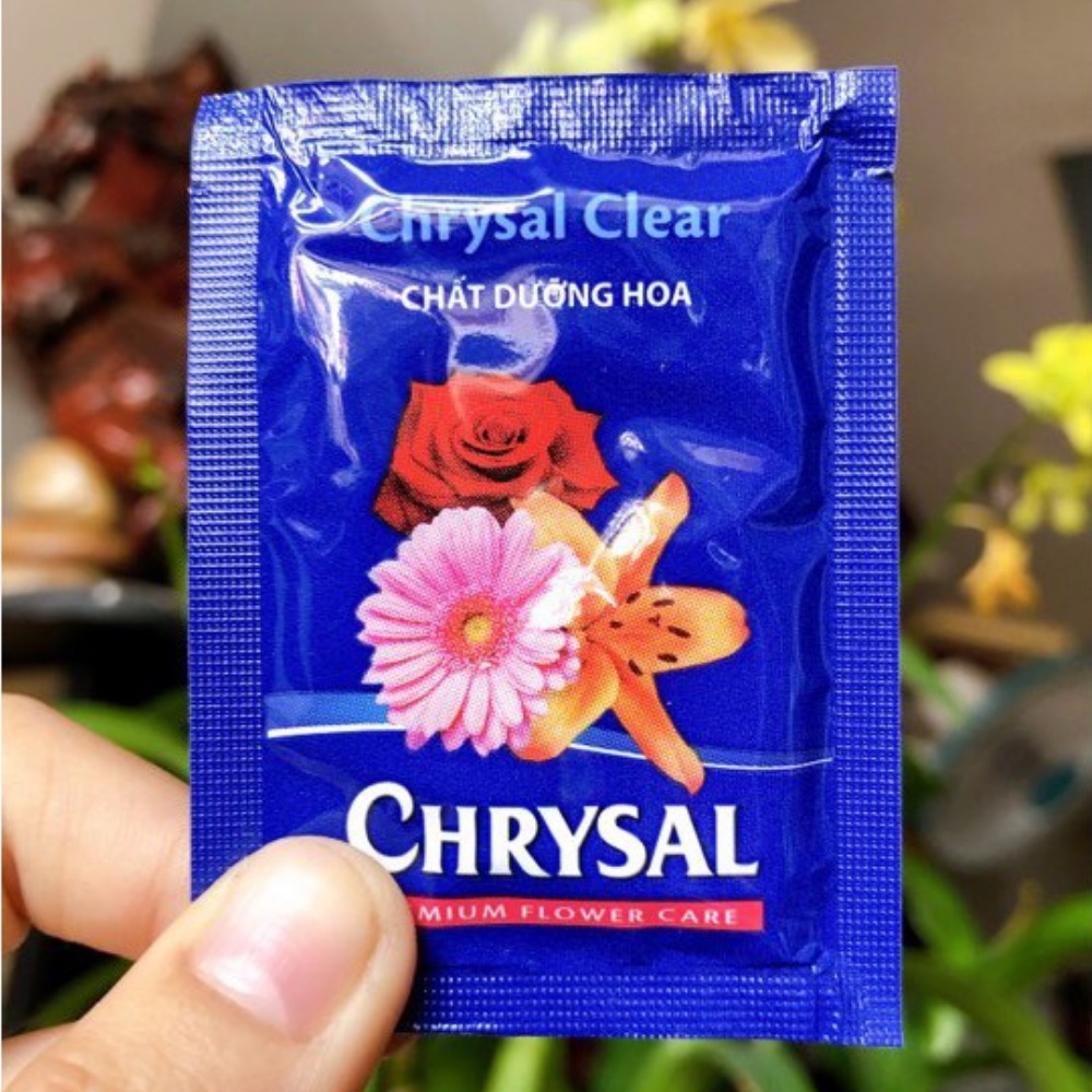 Chất Dưỡng Hoa Chrysal Clear Giúp Hoa Cắm Lâu Tàn, Tươi Lâu - Gói 5g.(CRY-001)