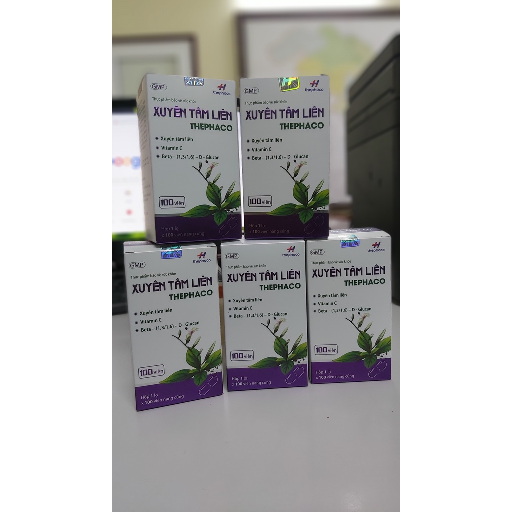Xuyên tâm liên Thephaco  giúp hỗ trợ giảm ho, đờm do viêm họng, viêm phế quản. Tăng đề kháng