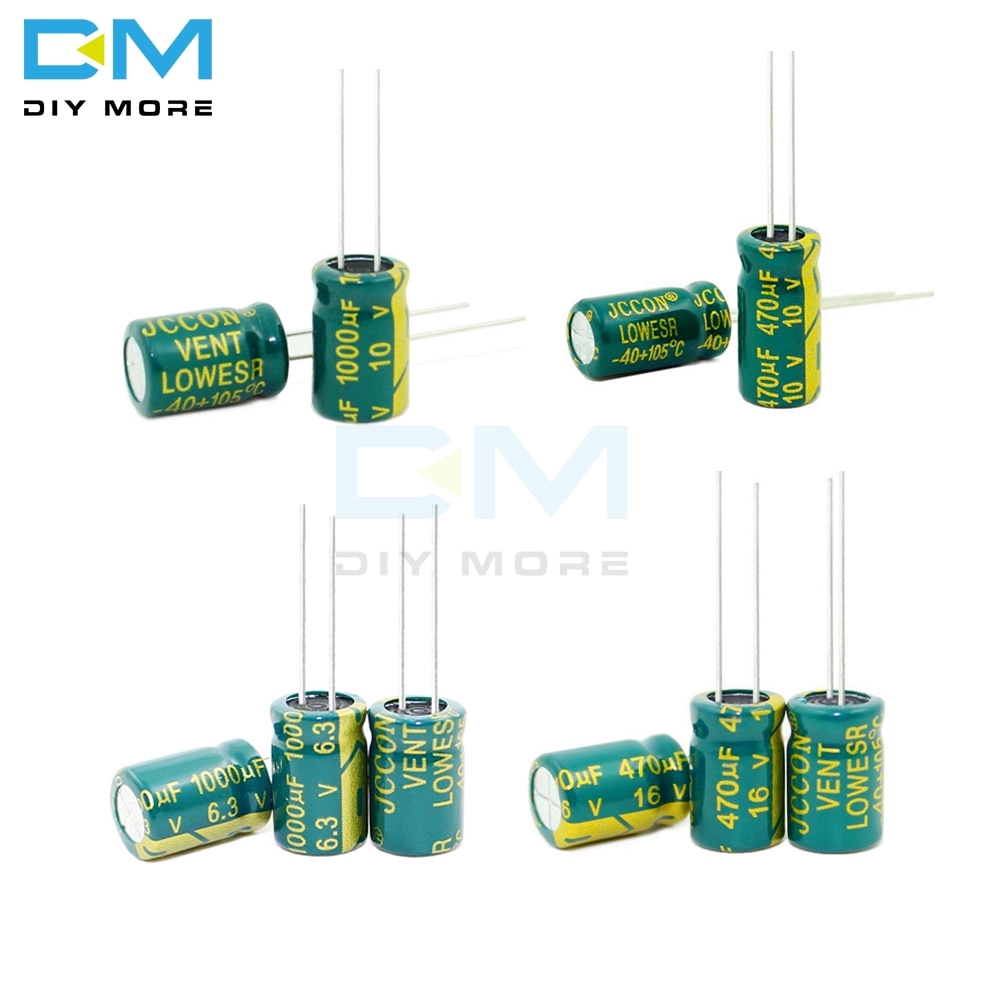 10 Chiếc 6.3V 10V 16V 25V 35V 63V 100V 250v 400V 100UF 220UF 330UF 470UF 680UF 1000UF 1500UF 2200UF 