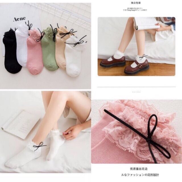 Tất ren lolita