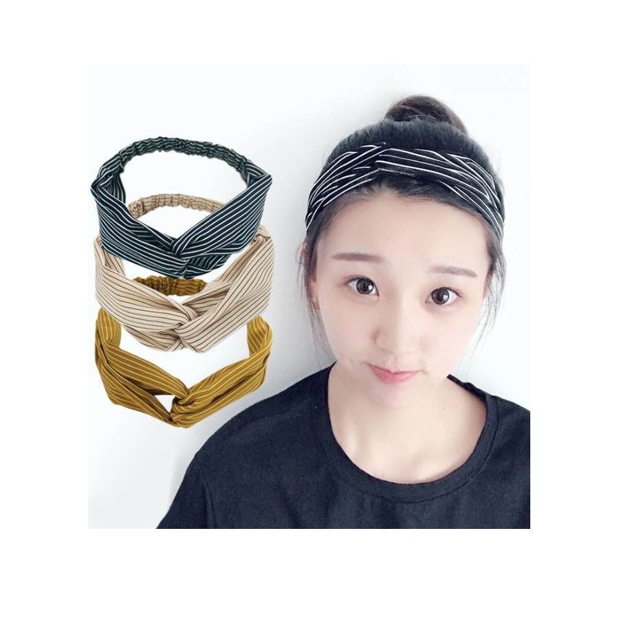 Băng đô kẻ nhiều mẫu trẻ trung (Chọn mẫu)
