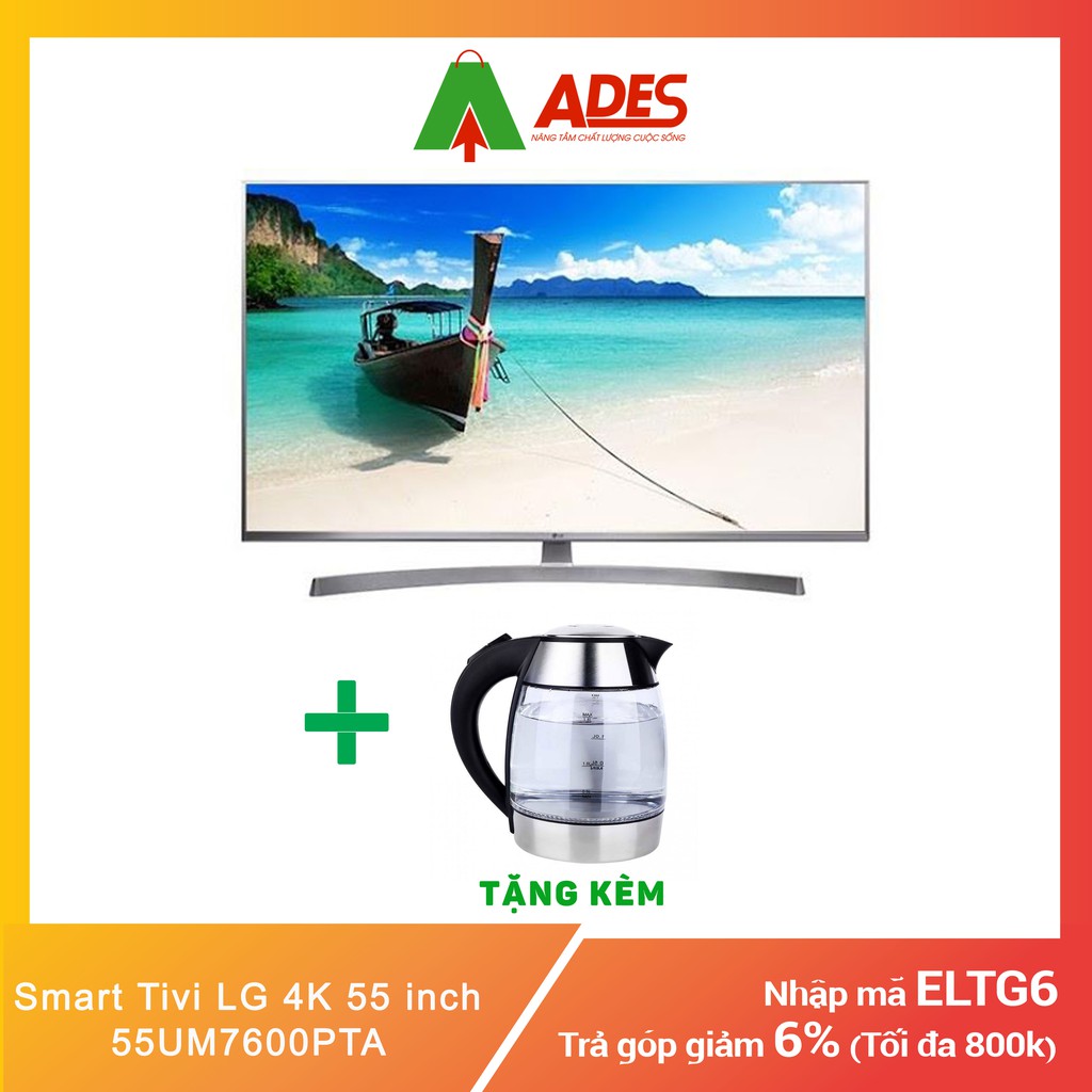 Smart Tivi LG 4K 55 inch 55UM7600PTA Mẫu 2019