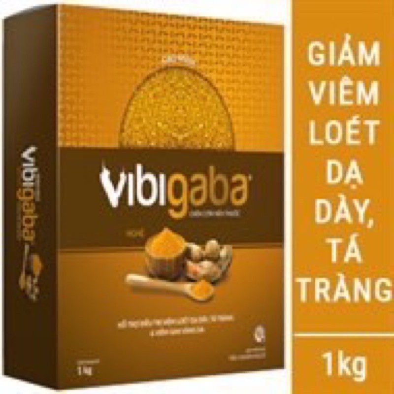 Gạo mầm nghệ Vibigaba 1kg - Giảm viêm loát dạ dày, tá tràng