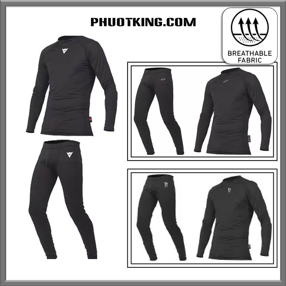 Bộ quần áo lót mặc trong giáp bảo hộ  Alpin, monste