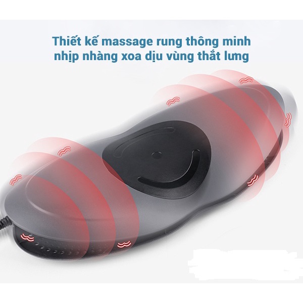 Máy massage thắt lưng hồng ngoại kết hợp xung điện EMS,kéo giãn cột sống,giảm đau vùng thắt lưng