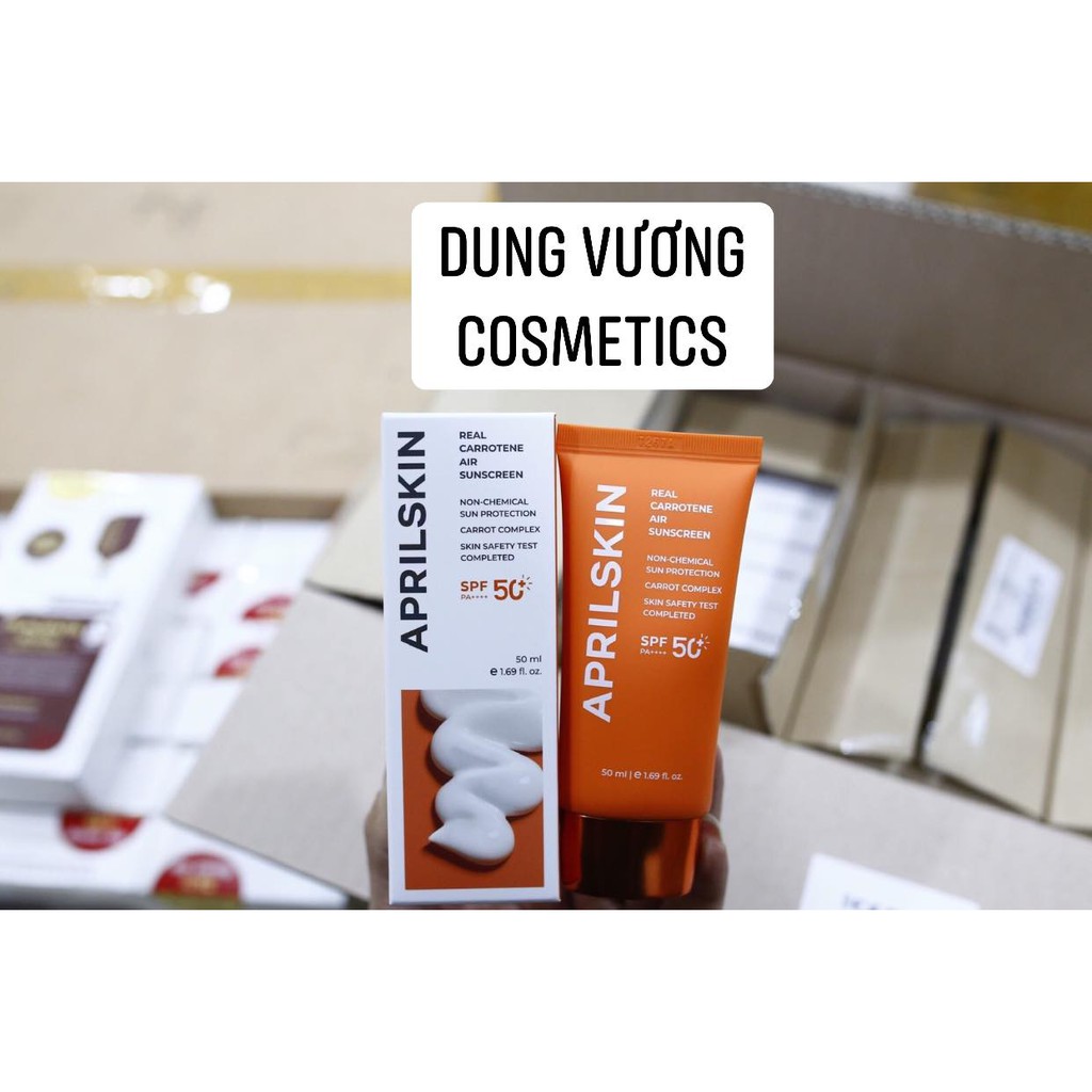 Kem Chống Nắng April Skin Real Carrotene Air Sunscreen 50ml