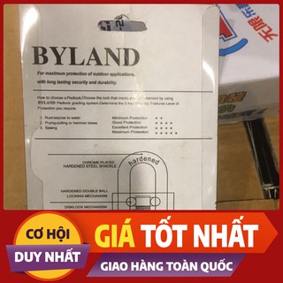 [GIẢM GIÁ SỐC]- Ổ KHÓA CHỐNG MƯA -CHỐNG CHỘM BYLAND 50mm Loại 1 -[shop uy tín]