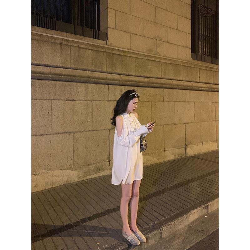 Áo Sơ Mi Trắng Thời Trang Xuân Thu Hàn Quốc 2021