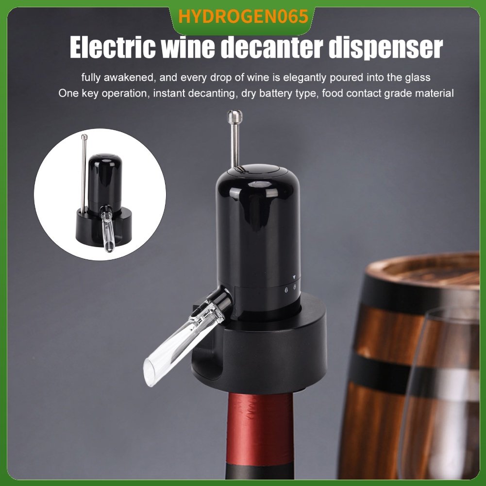 Máy làm lạnh rượu bằng điện rót di động tự thông minh Bình đựng đen có đế cho nhà hàng Hydrogen065