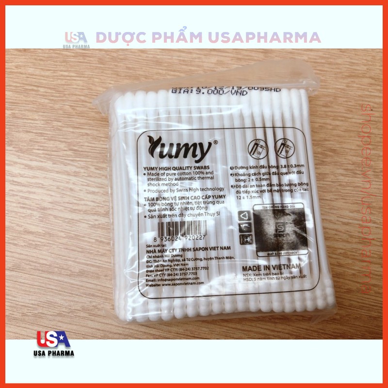 Tăm bông Yumy người lớn (Gói 100 que)