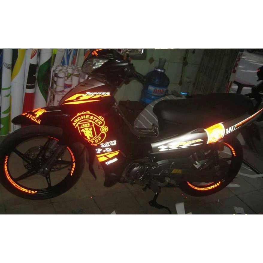 Tem dán vành phản quang xe máy - tem vành chỉ Decal xe máy xe đạp điện xe đạp xe ô tô