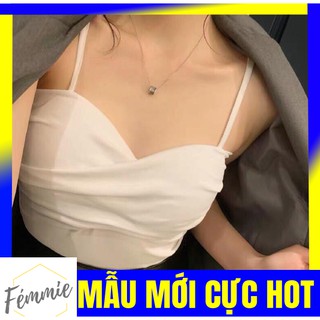 [SALE SỐC] ÁO HOTGIRL GIÁ RẺ, Áo croptop 2 dây nhỏ ngắn ôm chéo ngực trắng, sọc đỏ - Thời trang hotgirl thiết kế cao cấp