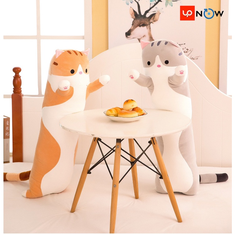 Gấu Bông Mèo Dài Hoàng Thượng màu vàng đẹp giá rẻ, Upnow, Kích Thước 1m3