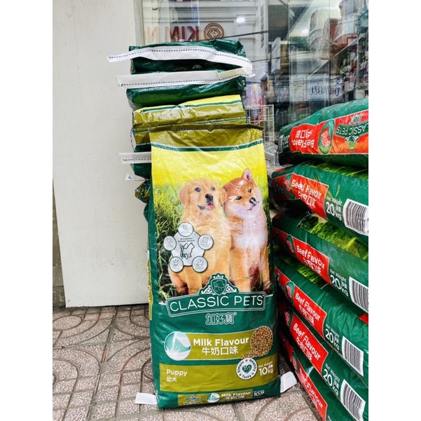 Thức Ăn Cho Chó Con Classic Pets Puppy Milk Flavour 10kg (25 túi 400g)