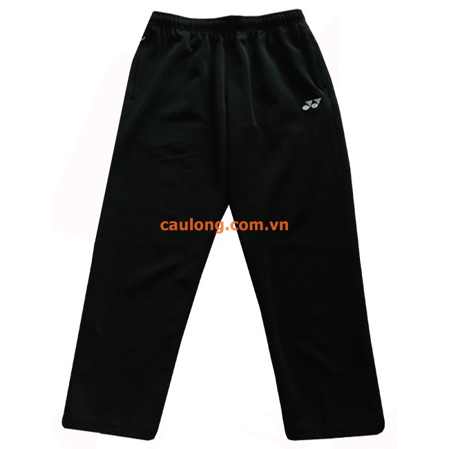 Quần Dài Cầu Lông Nam Yonex trơn Đen ( thun co dãn 4 chiều )