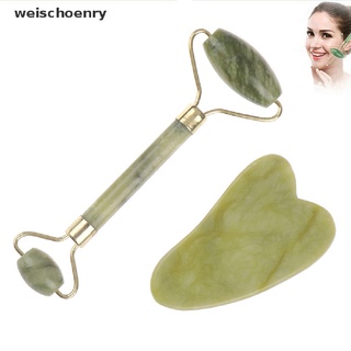 Cây lăn mát xa mặt bằng đá ngọc bích tự nhiên