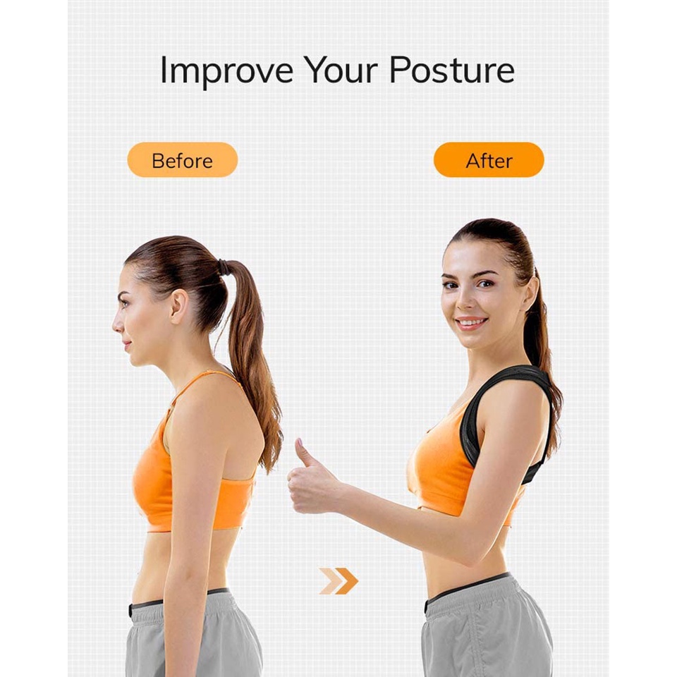 [Hàng mới về] Đai điều chỉnh tư thế lưng thẳng vô hình thoảI mái