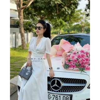 ĐẦM MAXI CỔ V