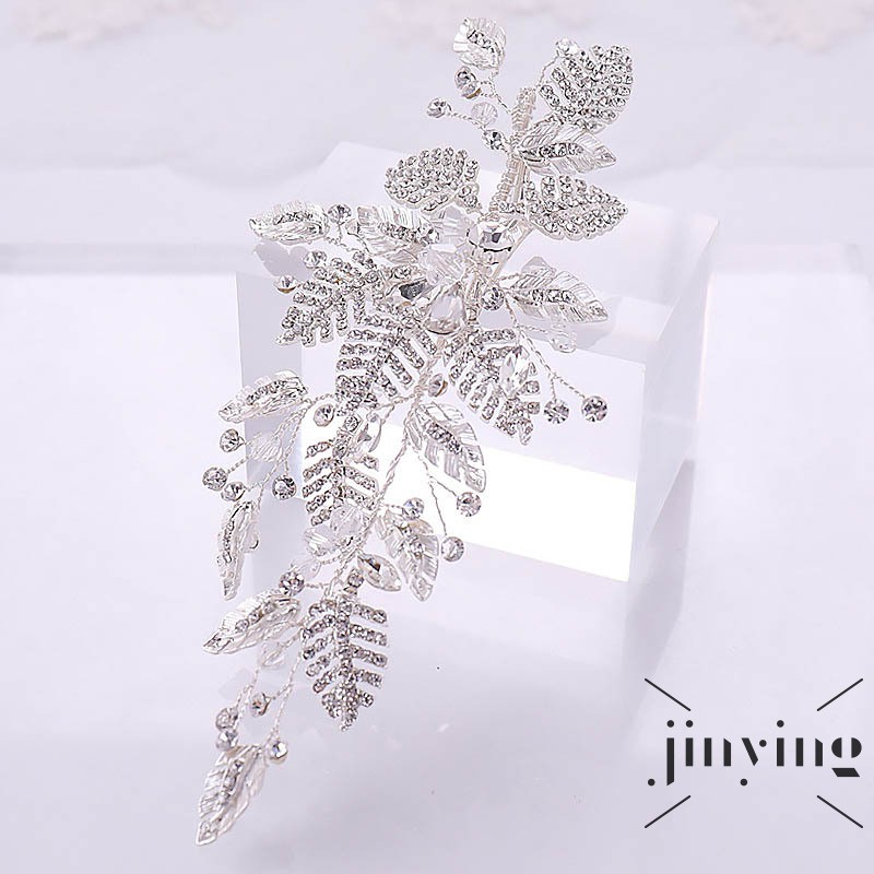 GETNOIVAS Trâm cài tóc hình chiếc lá thời trang