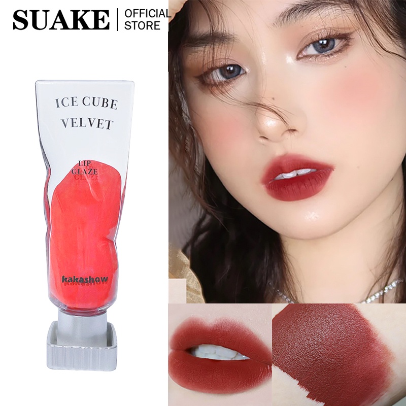 Son môi SUAKE dạng lỏng dưỡng ẩm lâu trôi màu nhung lì mềm mại