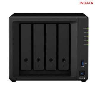 Ổ cứng mạng NAS Synology DiskStation DS920+ CPU Intel 4-core 2.0GHz, RAM 4GB, 2x 1GbE, 4bay [Sản phẩm đã dừng sản xuất]
