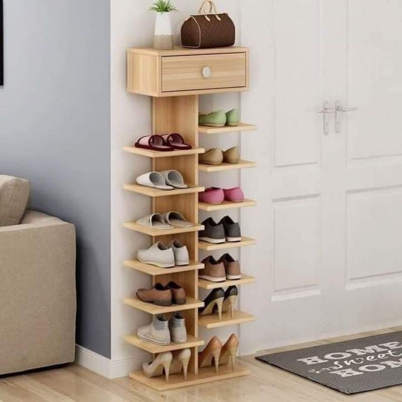 kệ để giầy bằng gỗ