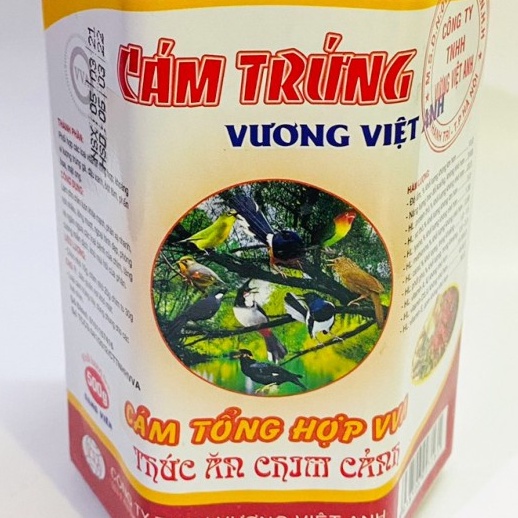 Cám chim Vương Việt Anh cám chim tổng hợp dạng viên thức ăn cho chim CC02