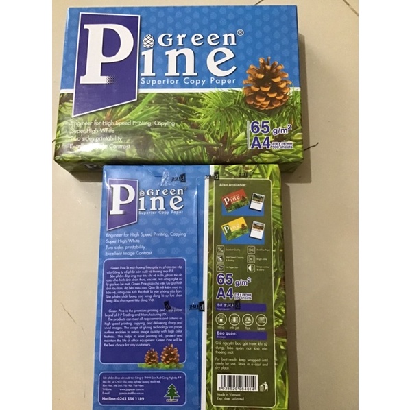 Giấy A4 Pine Green 500 tờ