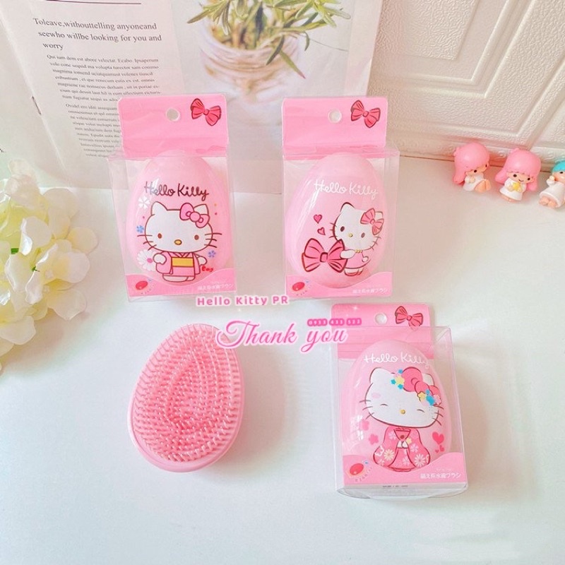 Lược massage, lược chải tóc Hello Kitty