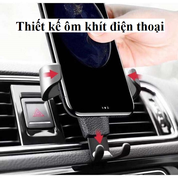 Giá Đỡ Điện Thoại Kẹp Cửa Gió Điều Hoà Ô Tô, Kiểu Dáng Sang Trọng, Chất Liệu Cao Cấp | BigBuy360 - bigbuy360.vn
