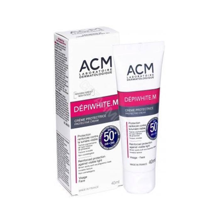 Kem chống nắng giảm thâm nám &amp; sạm da ACM Depiwhite M Protective Cream SPF50+ 40ml