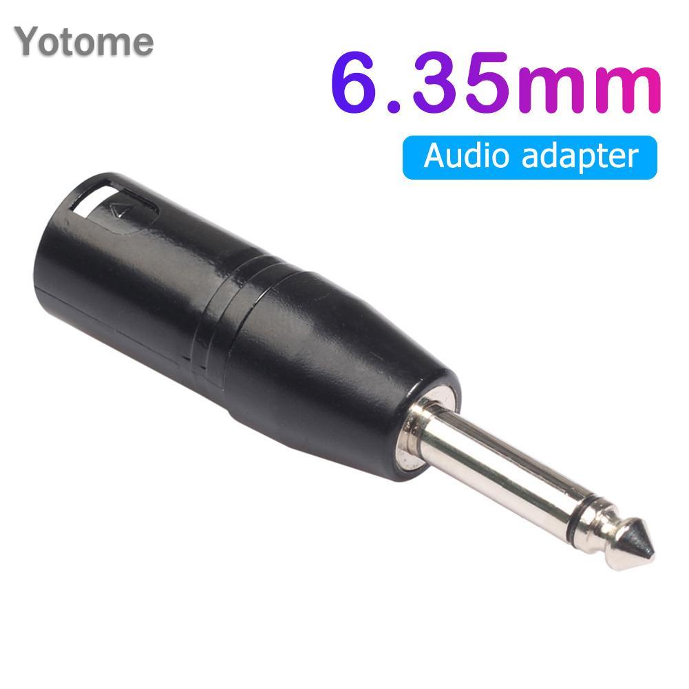 Đầu Chuyển Đổi Âm Thanh Từ Giắc Cắm 6.35mm Mono Male Sang Xlr 3pin Male