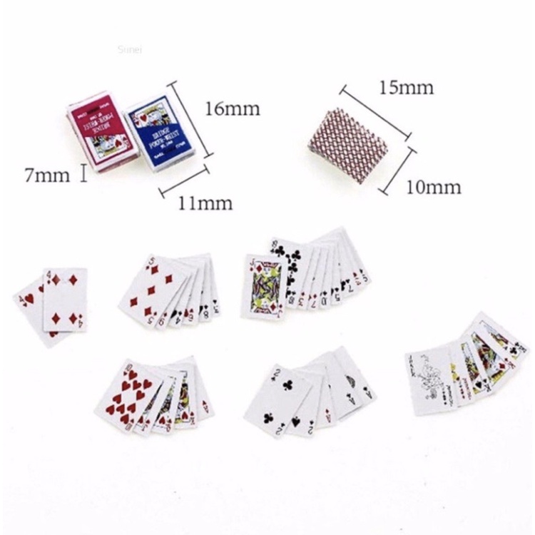 Set bài tí hon mini hàng mới nhập về bán với giá sỉ