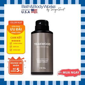Xịt thơm cho Nam Bath and Body Works for men - TeakWood